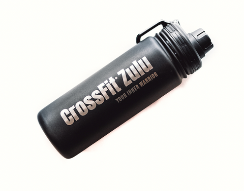 CrossFit Zulu Stainless Steel Flask: Black 530ML